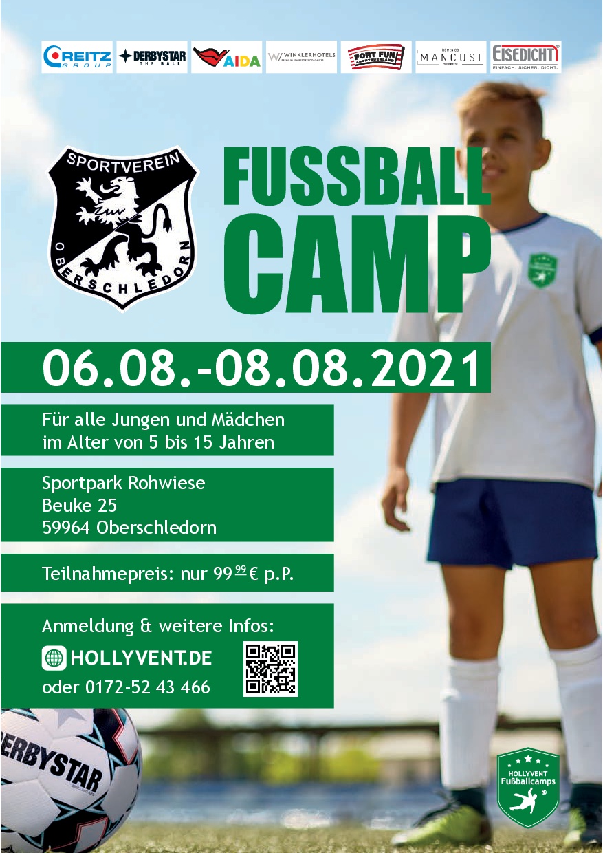 Flyer Fussballcamps Oberschledorn 2021 opt Mail
